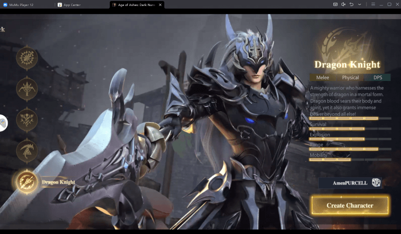 Age of Ashes: Dark Nuns - Dragon Knight