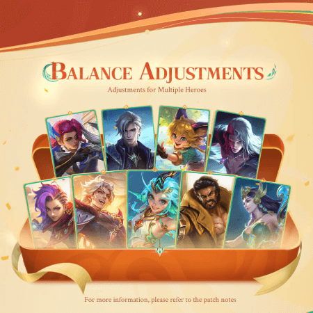 Mobile Legends: Bang Bang Phoenix Empress Rising Patch - Hero Balancing and Free Acquisition
