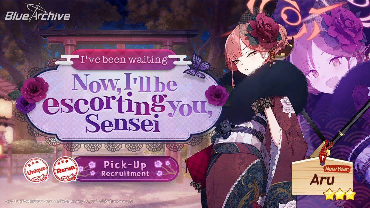 Blue Archive Unique Rerun Pick-Up Recruitment - Aru