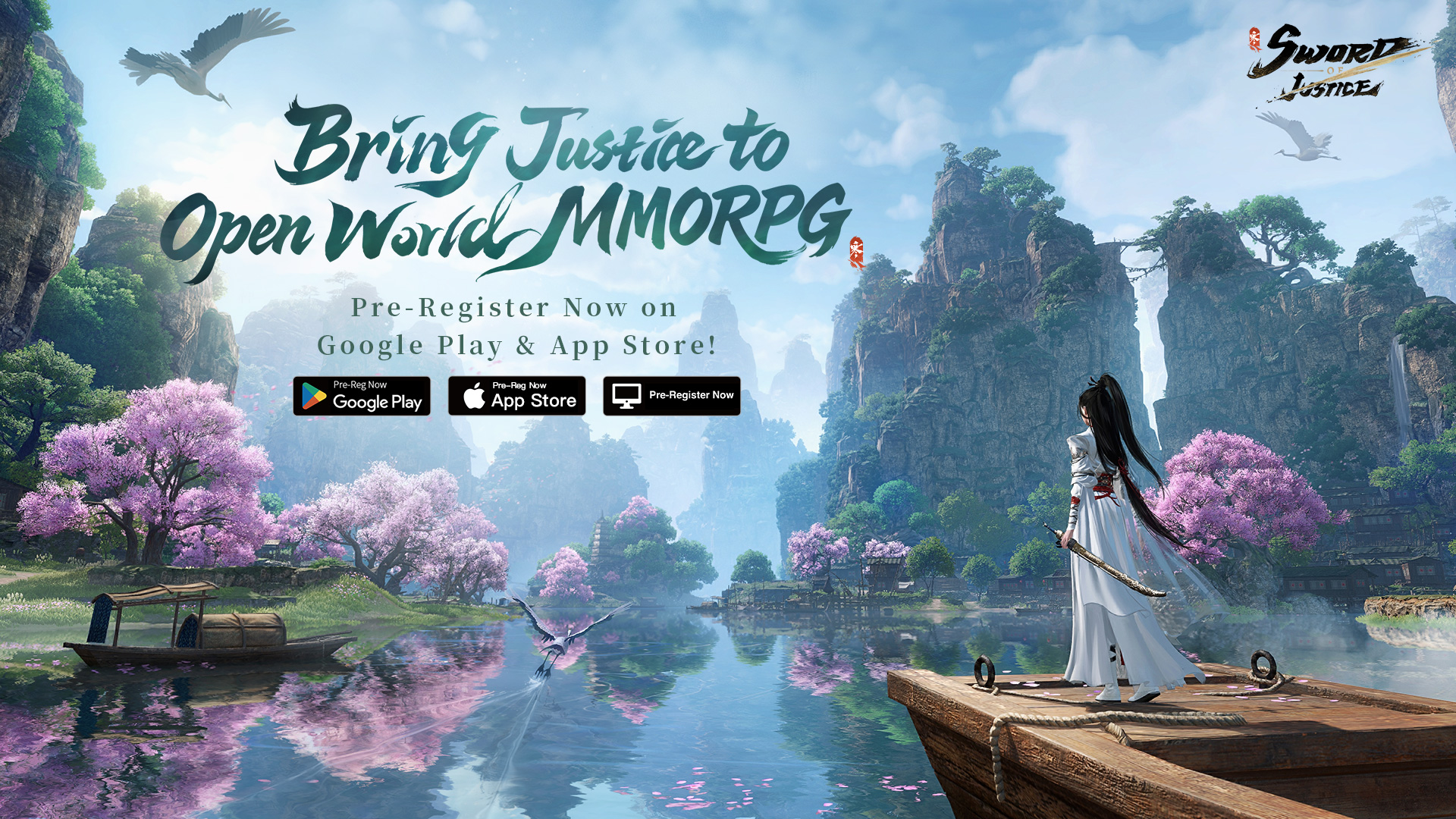 Pre-register Now on iOS & Android! Your martial journey awaits!