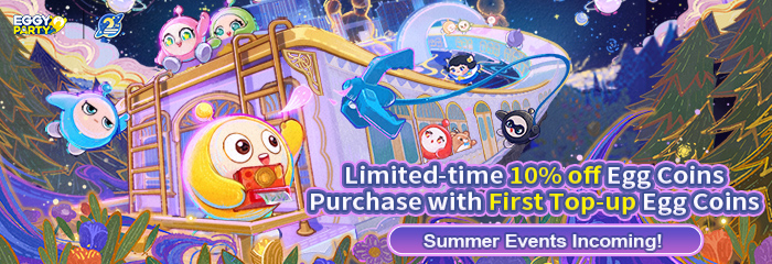 Eggy Party Summer Limited-Time Egg Coin Giveaway