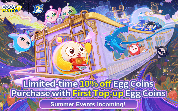 Eggy Party Summer Limited-Time Egg Coin Giveaway