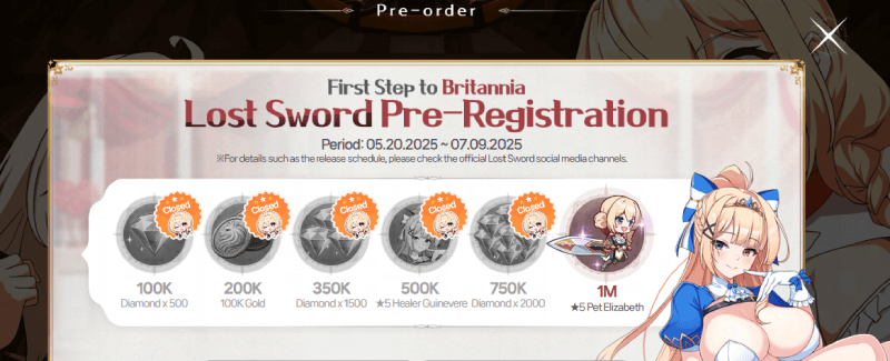 Lost Sword Global Launch: July 10 Release Date