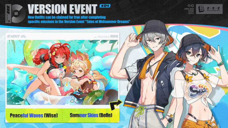 Zenless Zone Zero Version 2.1 new events