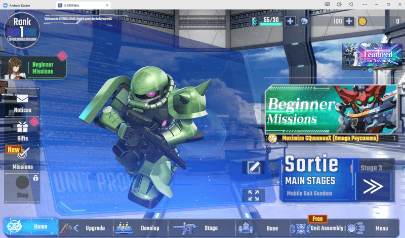Download SD Gundam G Generation Eternal on MuMuPlayer 