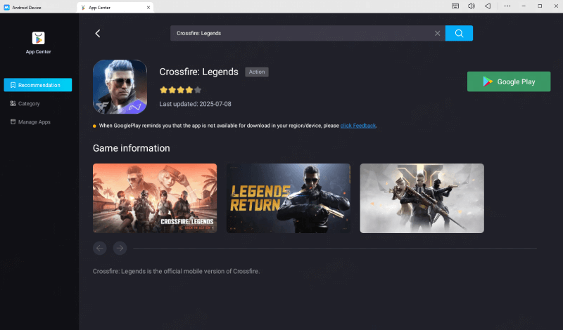 Crossfire: Legends Map & Game Mode Guide