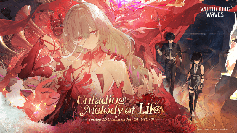 Wuthering Waves Version 2.5 "Unfading Melody of Life" Update