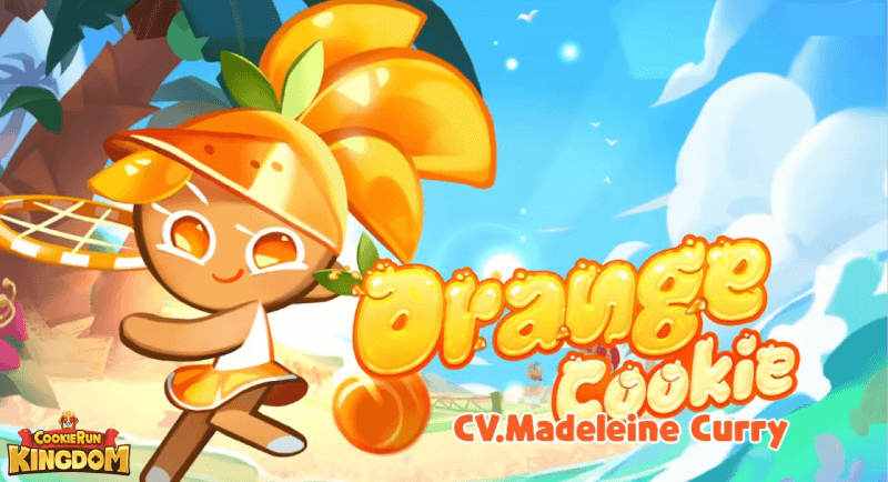 Cookie Run Kingdom Orange Cookie's Toppings & Beascuits