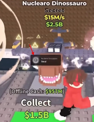 Roblox Steal a Brainrot Secret Brainrots Guide - Nuclearo Dinossauro