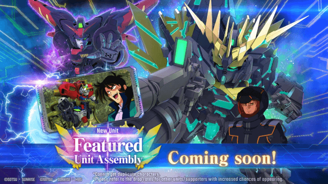 SD Gundam G Generation ETERNAL: New Units & EAST TOWER Challenge in July 2025