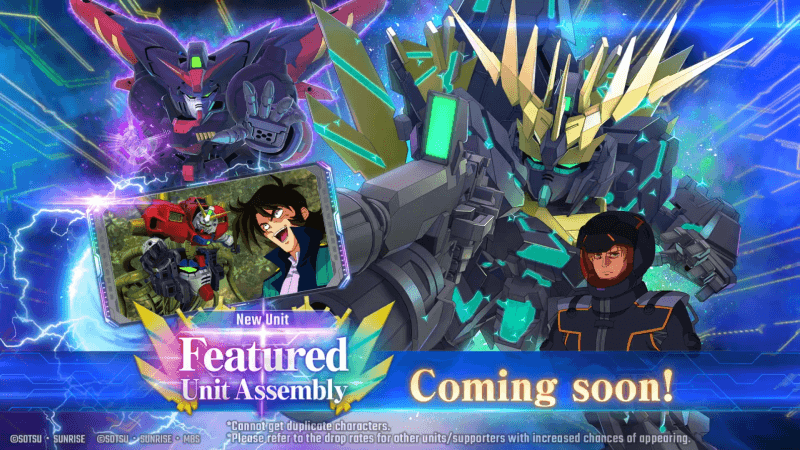SD Gundam G Generation ETERNAL: New Units & EAST TOWER Challenge in July 2025