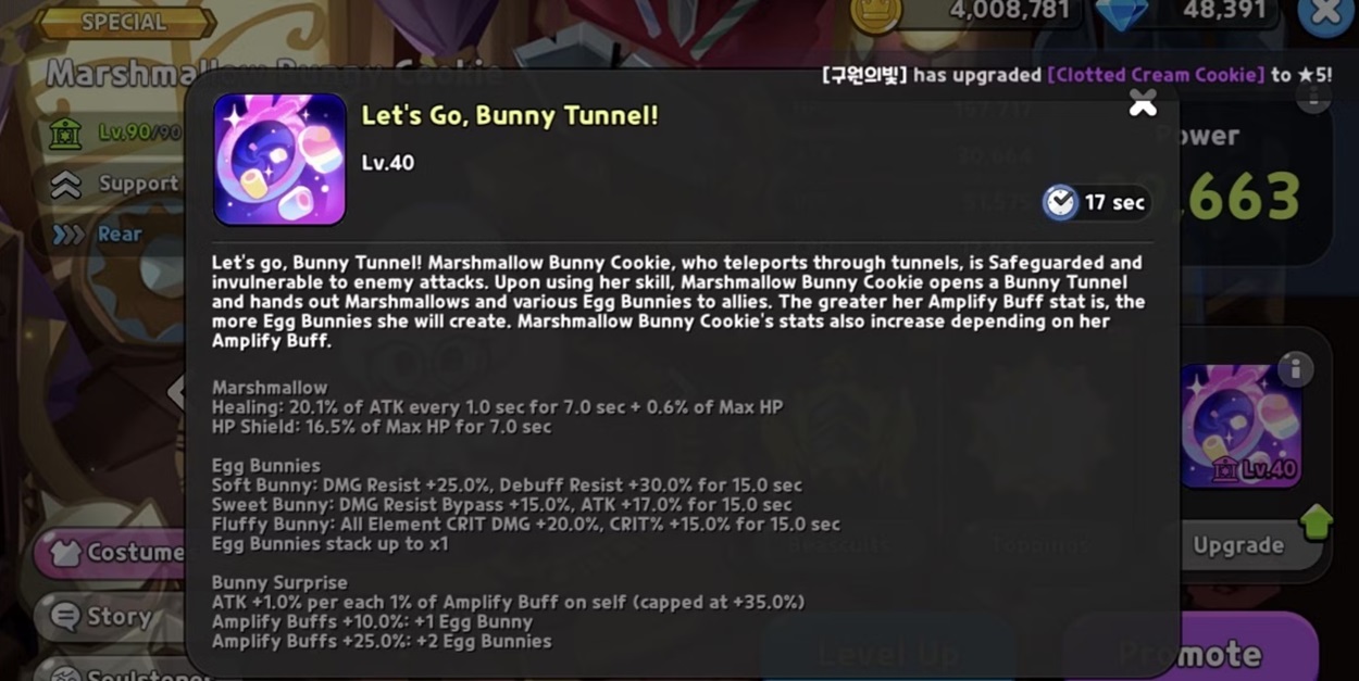Cookie Run: Kingdom Marshmallow Bunny Cookie guide