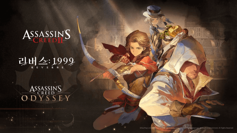 <리버스: 1999> x <어쌔신 크리드> 콜라보레이션: 에지오 & 카산드라가 시간 왜곡 전투에 새로운 게임플레이를 선사하다