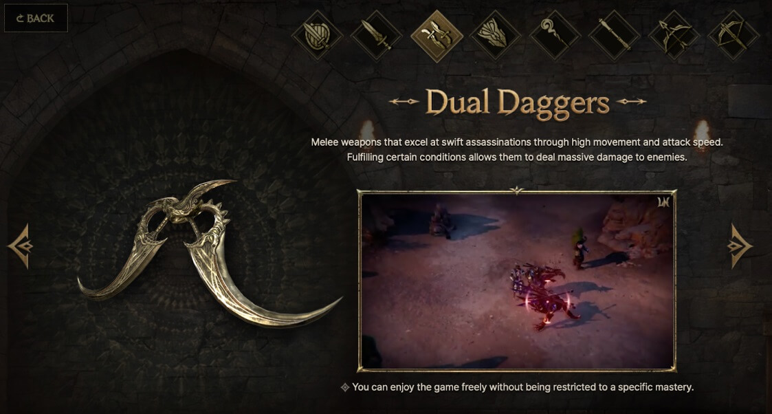 LORDNINE : Infinite Class - Dual Daggers - Strengths: 