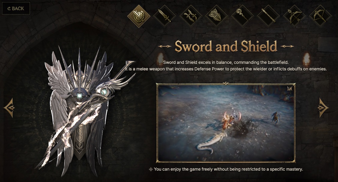 LORDNINE : Infinite Class - Sword & Shield - Strengths: 