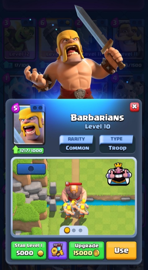 Clash Royale Merge Tactics Tier List - Barbarian