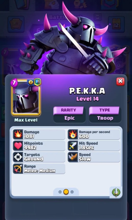 Clash Royale Merge Tactics Tier List - P.E.K.K.A