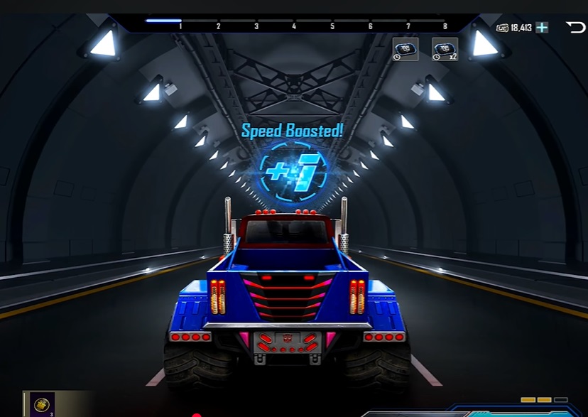 BGMI - Transformers Speed Drift Spin Guide - Possible outcomes - Success
