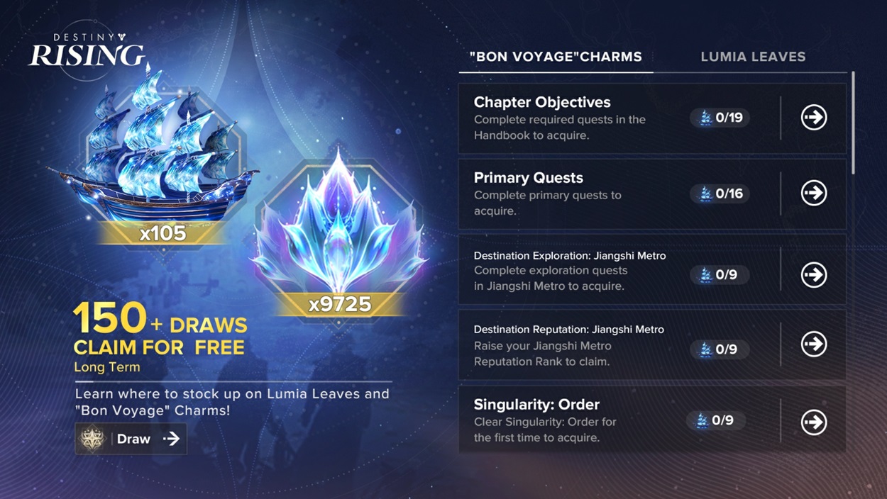Destiny: Rising - Complete Guide for Beginners - Look out for Quests