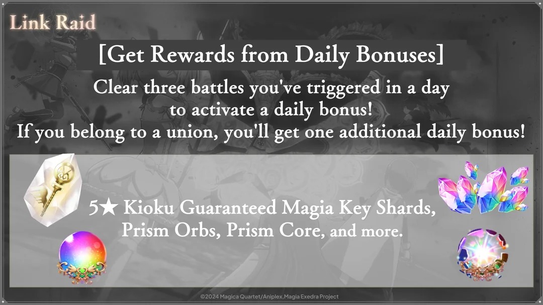 Madoka Magica Magia Exedra Introduces New Link Raid Co-op Mode - Seasonal Content and Bonuses