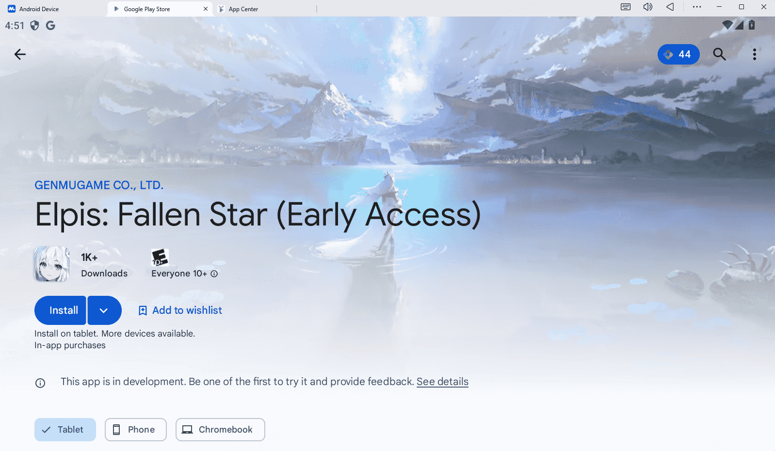 Play Elpis: Fallen Star On MuMuPlayer