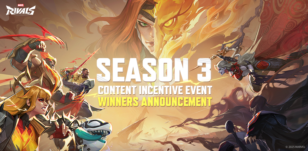 S3 Content Incentive Event – Winners Announcement