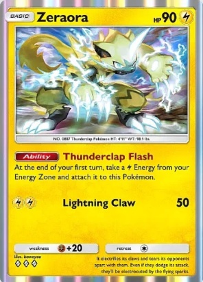 Pokemon TCG Pocket - Ho-Oh Lugia Deck Guide - Support Pokémon - Zeraora