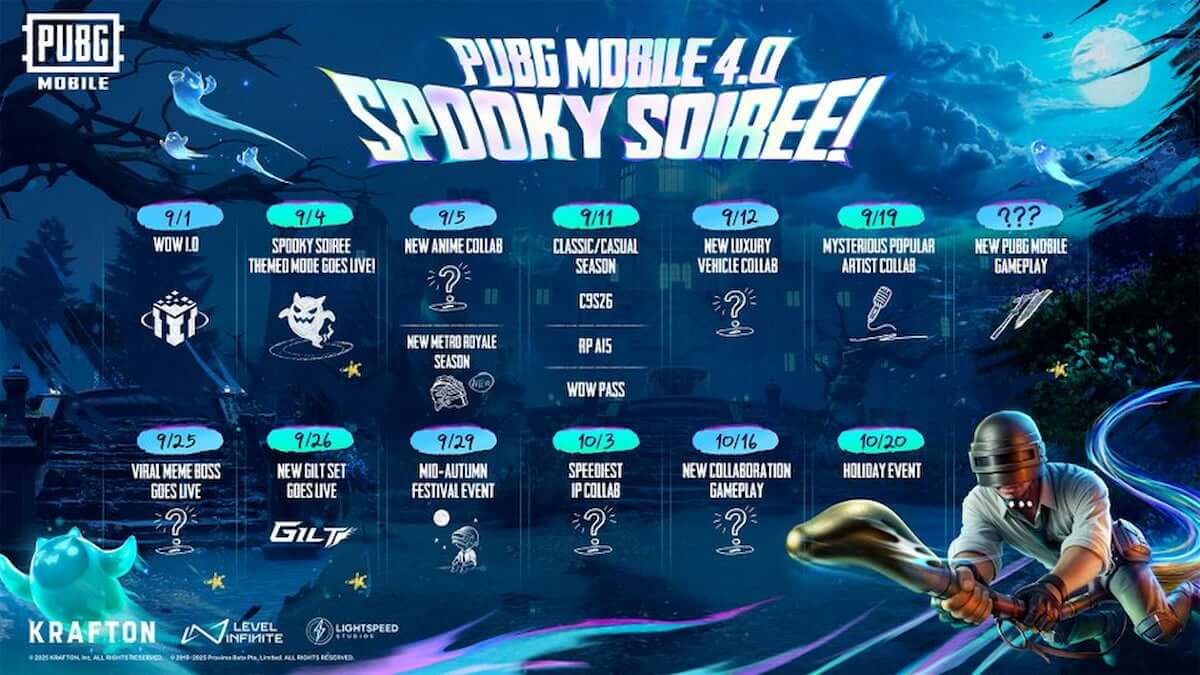 About The PUBG Mobile 4.0 Spooky Soiree Season