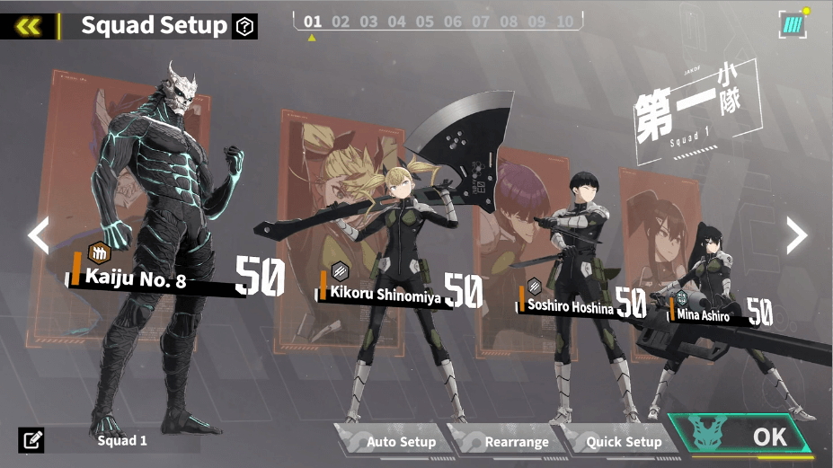 KAIJU NO. 8 THE GAME Best Character Tier List – Full Tier List Explained