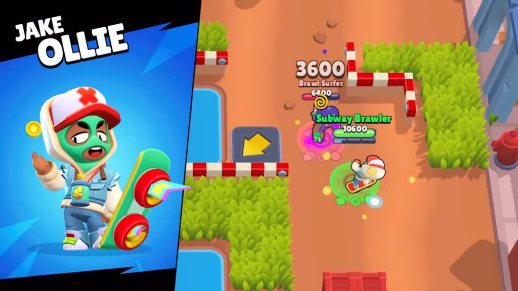Brawl Stars x Subway Surfers Collaboration - Jake Ollie - Free Unlockable Skin