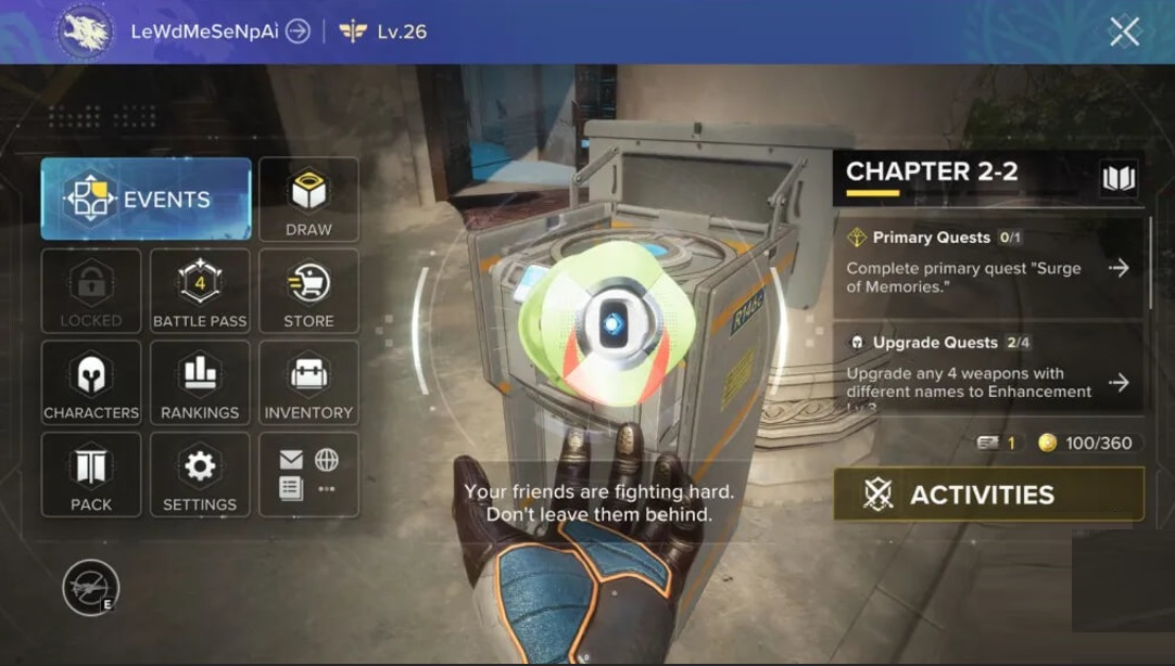 Destiny: Rising Bear the Light Event Guide – Complete Chapter 2-1