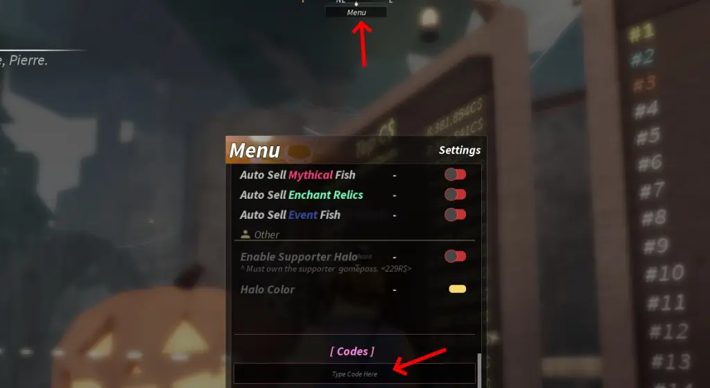 Roblox: Fisch Latest Codes & How to Redeem (September 2025) 
