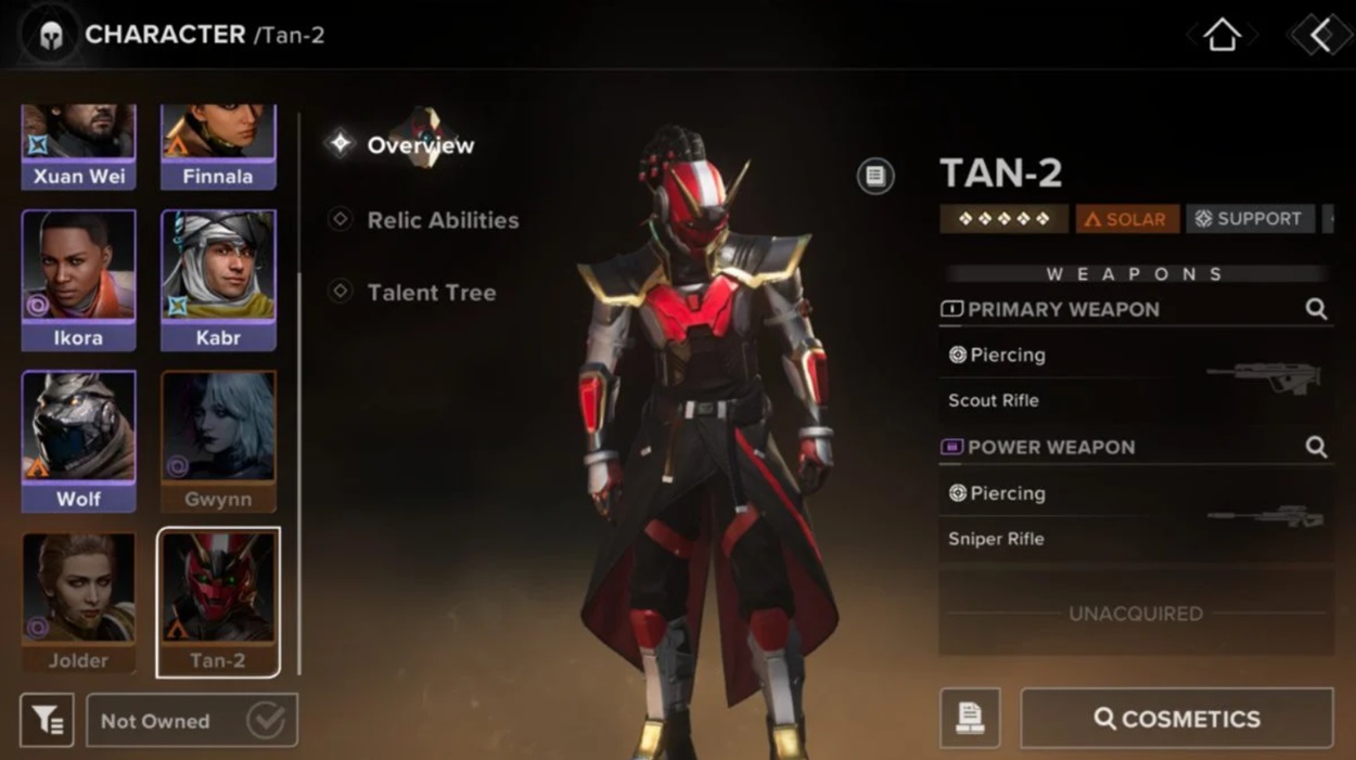 Destiny: Rising Tan-2 Guide - Abilities, Skill Tree, and How to Unlock
