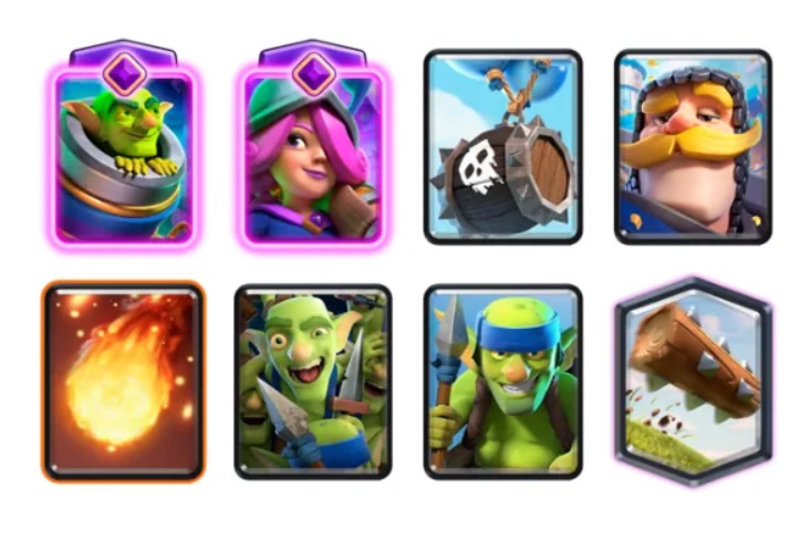 Best Spirit Empress Decks in Clash Royale (2025 Meta) - Mortar / Skeleton Barrel Cycle