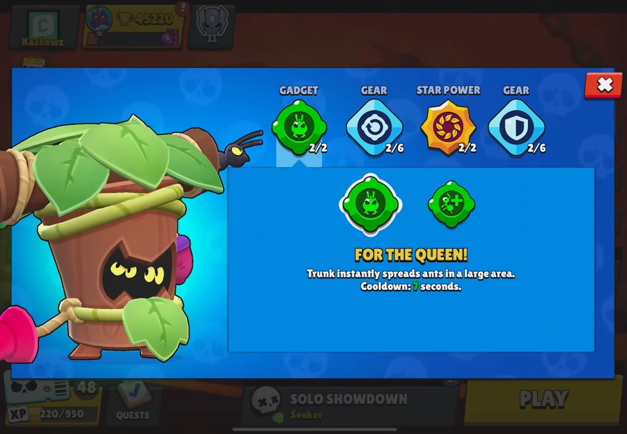 Brawl Stars Trunk Guide - Gadgets and Gear