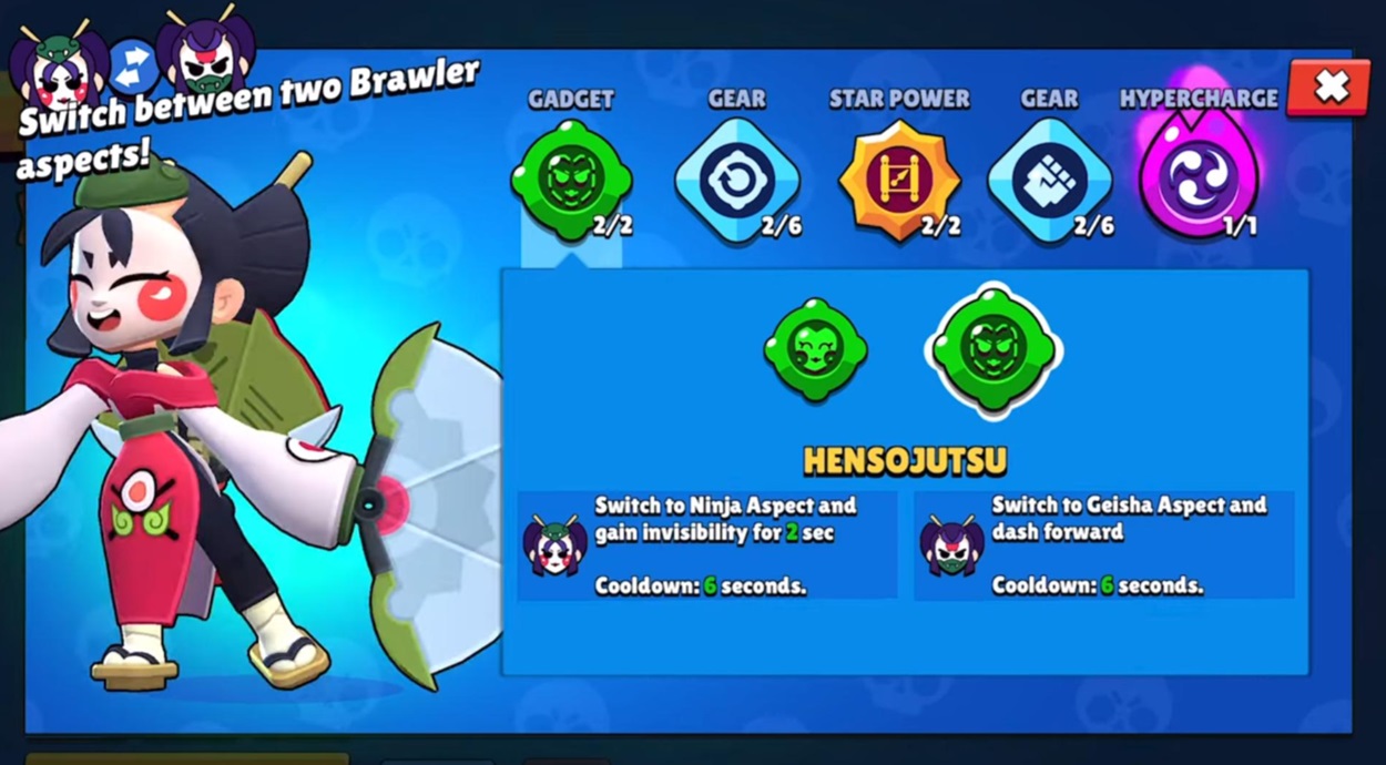 Brawl Stars Kaze Build Guide - Best Loadout and Tips - Gadgets