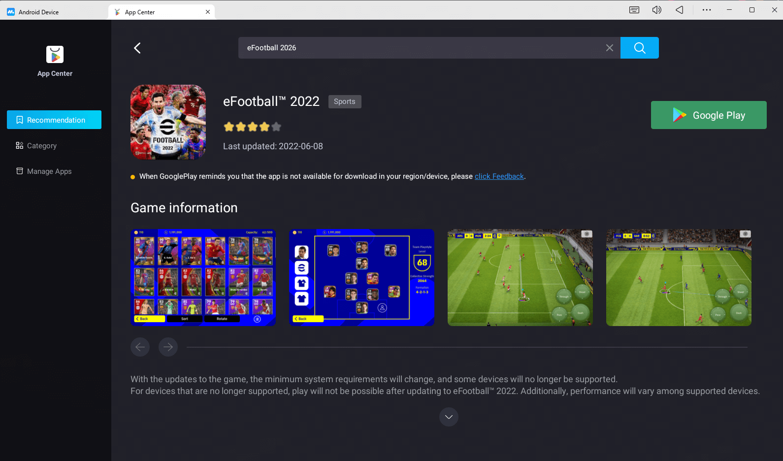 How to Play eFootball 2026 on PC or Mac with MuMuPlayer