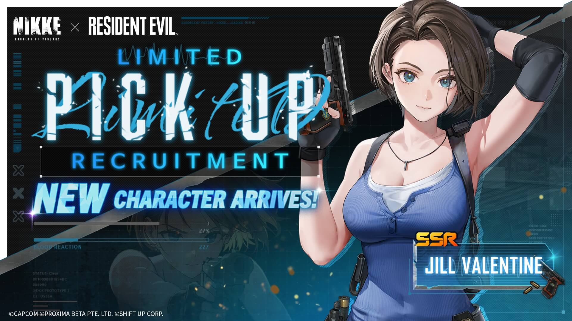Playable Characters in the Collaboration - Jill Valentine 