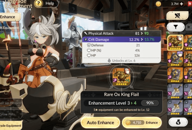 Seven Knights Re:BIRTH Equipment Enhancement Guide - How to Power Up Equipment