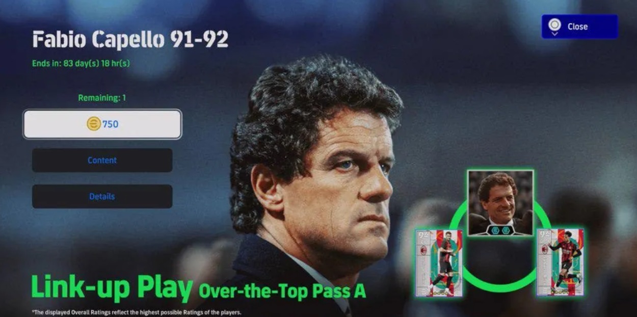 How to Get Fabio Capello in eFootball (New Manager Guide)
