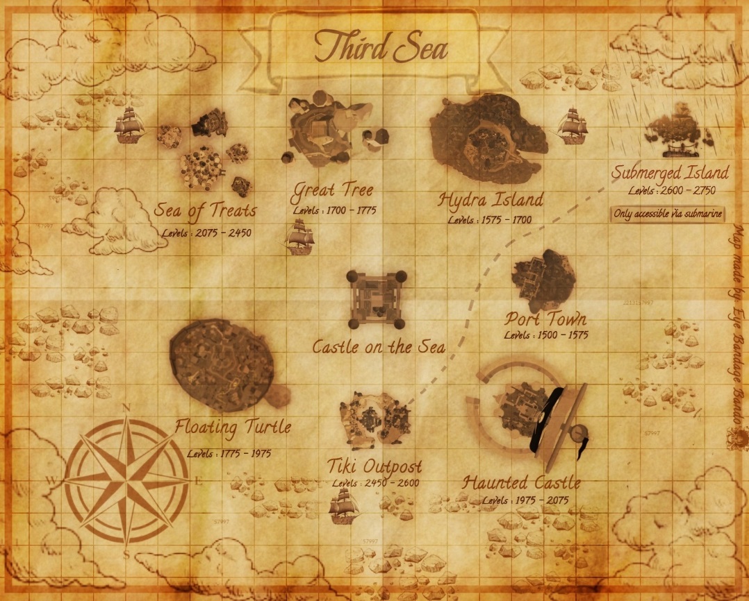 Roblox: Blox Fruits Map Guide – Third Sea Map in Blox Fruit