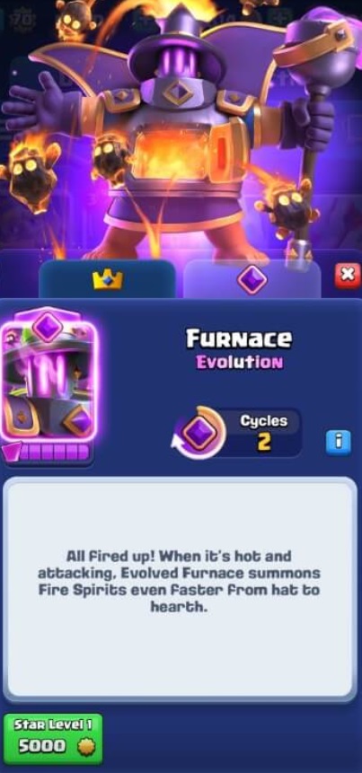 Top 5 Evolution Cards in Clash Royale - Ranked for 2025 - 2. Evo Furnace – The Pressure Builder