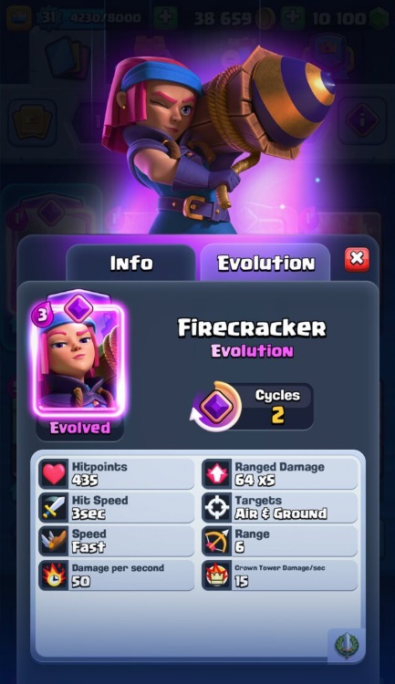 Top 5 Evolution Cards in Clash Royale - Ranked for 2025 - 3. Evo Firecracker – The Versatile Support