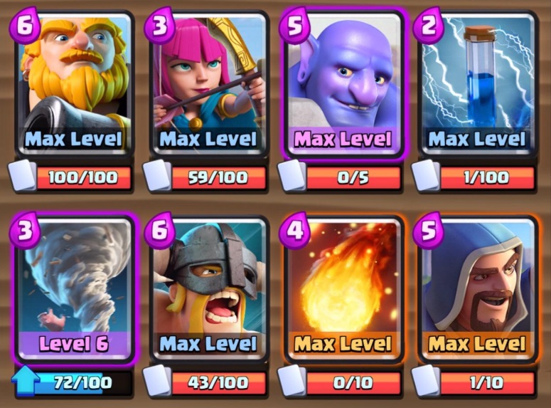Best Meta Decks in Clash Royale - Royal Giant Deck