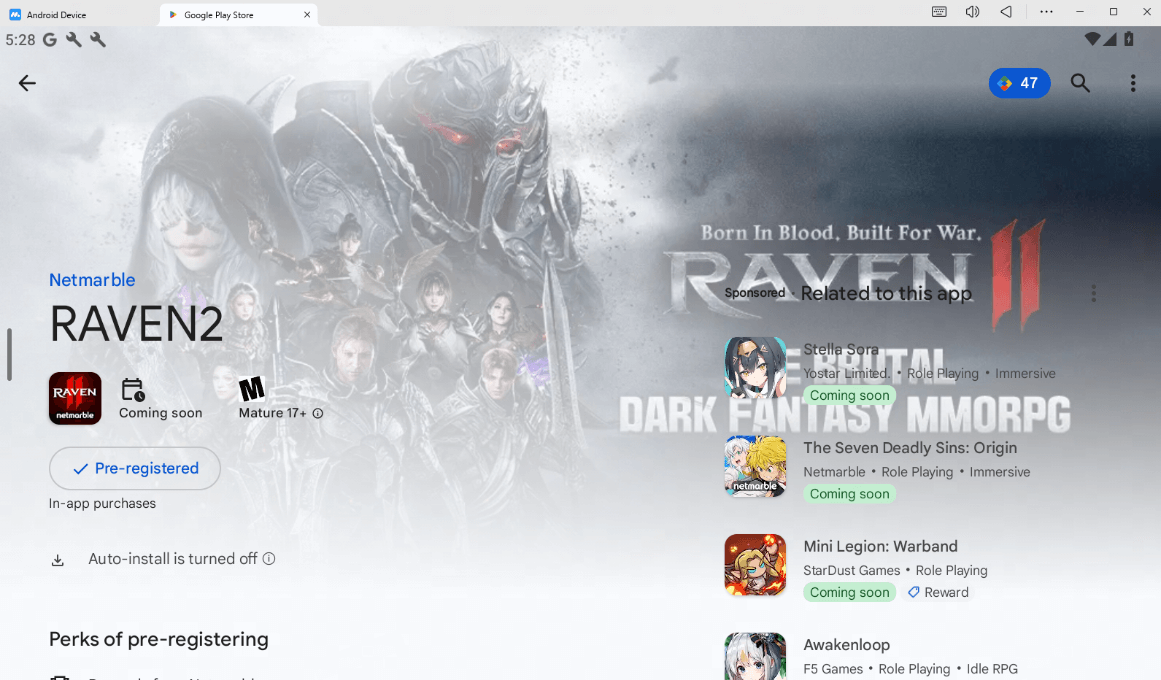 Download RAVEN 2 on MuMuPlayer 
