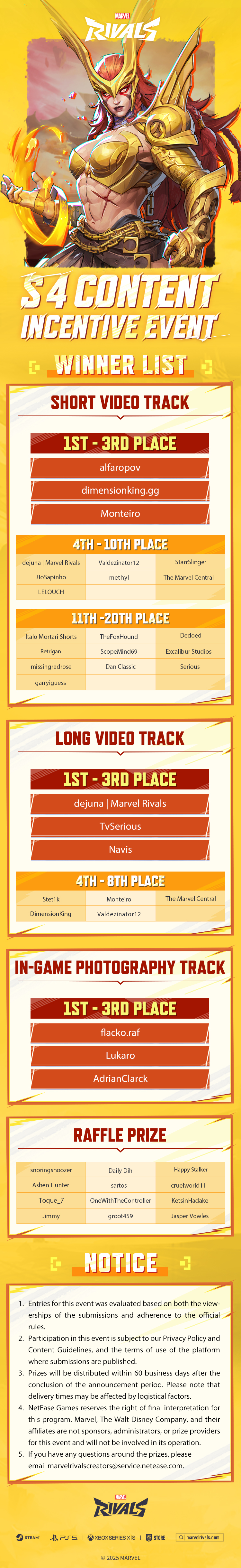 S4-Content Incentive Event Winner List image