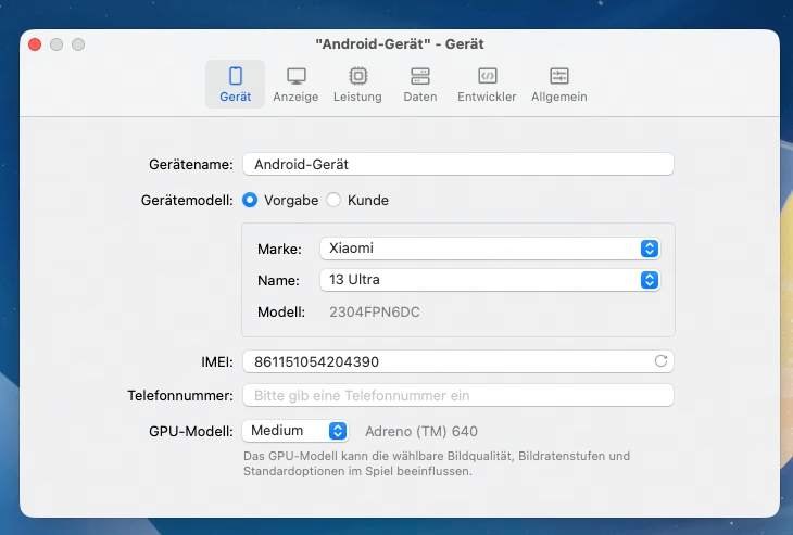 Empfohlene Einstellungen für Destiny: Rising auf dem Mac