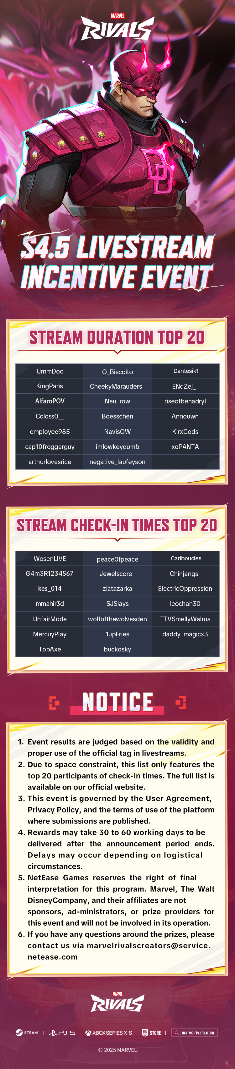 S4.5 livestream event winners image