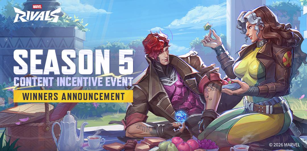 Marvel Rivals S5 Livestream Incentive Event – Winners Announcement