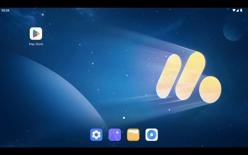 Gesture nativation Show Toolbar
